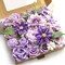Purple Artificial Flowers Combo Box Wedding Decor,Fake Flowers,Flowers for Decoration